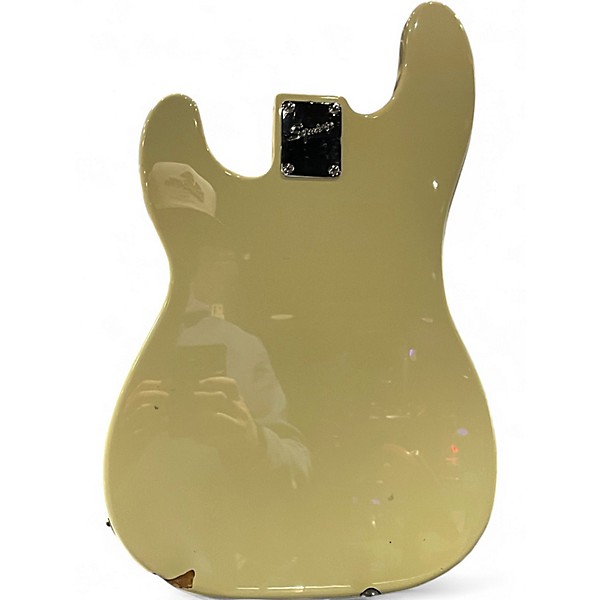 Used Squier Mike Dirnt Signature Precision Bass Alpine White Electric Bass Guitar