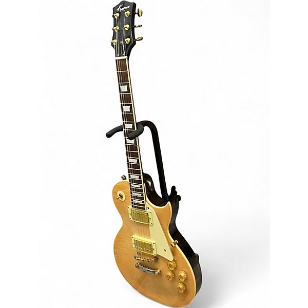 Used Kansas ESC8-N LP Honey Blonde Solid Body Electric Guitar