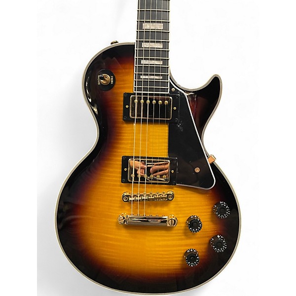 Used Epiphone Les Paul Custom 2 Color Sunburst Solid Body Electric Guitar