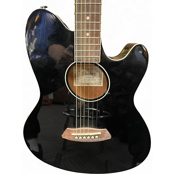 Used Ibanez  TYC10EBK Black Acoustic Electric Guitar