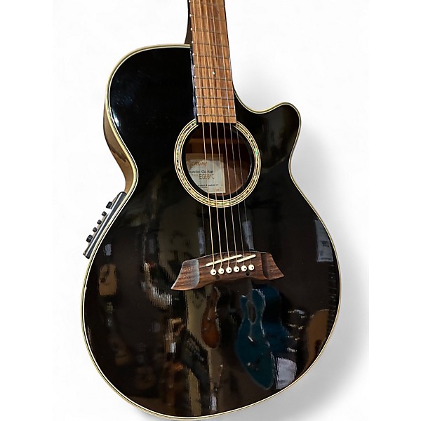 Used Takamine EG561C Black Acoustic Guitar