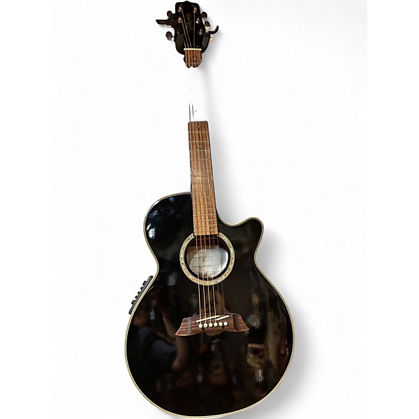 Used Takamine EG561C Black Acoustic Guitar