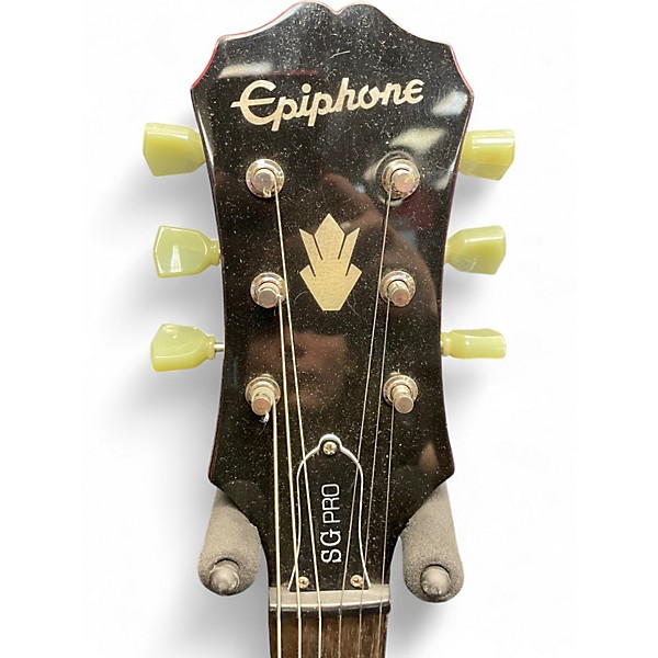 Used Epiphone SG Pro Red Solid Body Electric Guitar