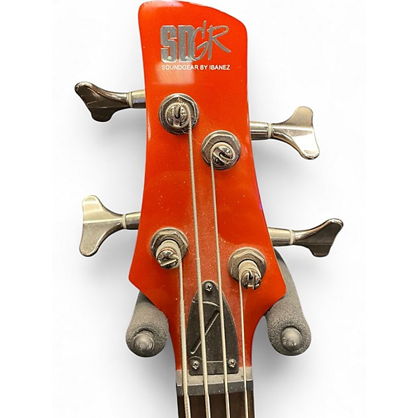 Used Ibanez SR300 Metallic Orange Electric Bass Guitar