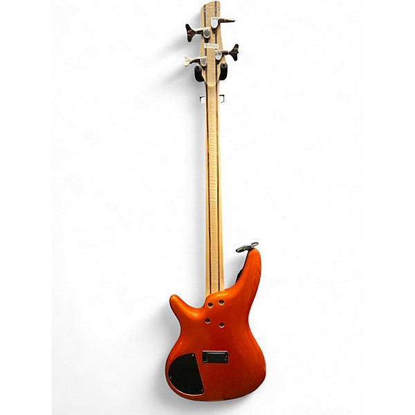Used Ibanez SR300 Metallic Orange Electric Bass Guitar