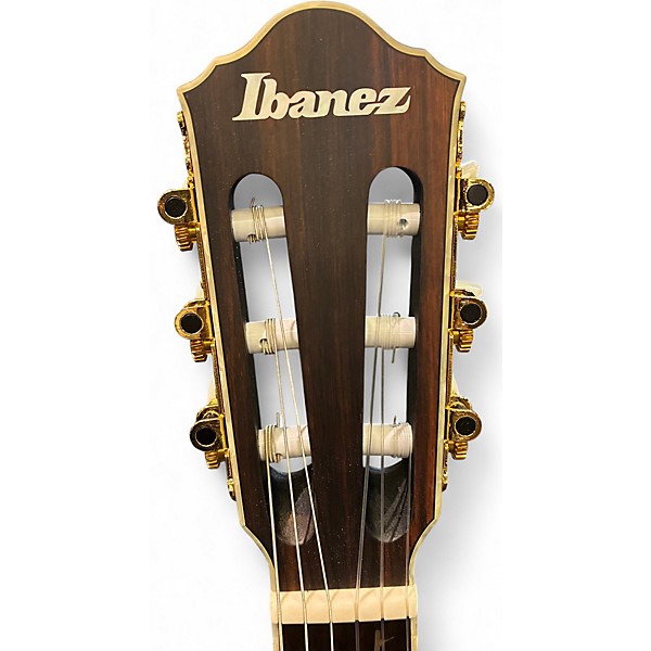 Used Ibanez TOD10N Black Classical Acoustic Electric Guitar