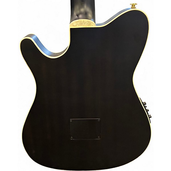 Used Ibanez TOD10N Black Classical Acoustic Electric Guitar