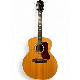 Used 2000s Guild F512 Natural 12 String Acoustic Guitar