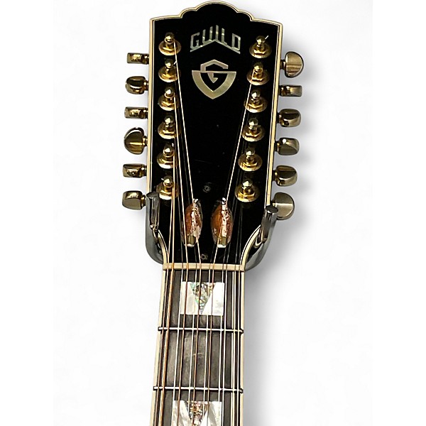 Used 2000s Guild F512 Natural 12 String Acoustic Guitar