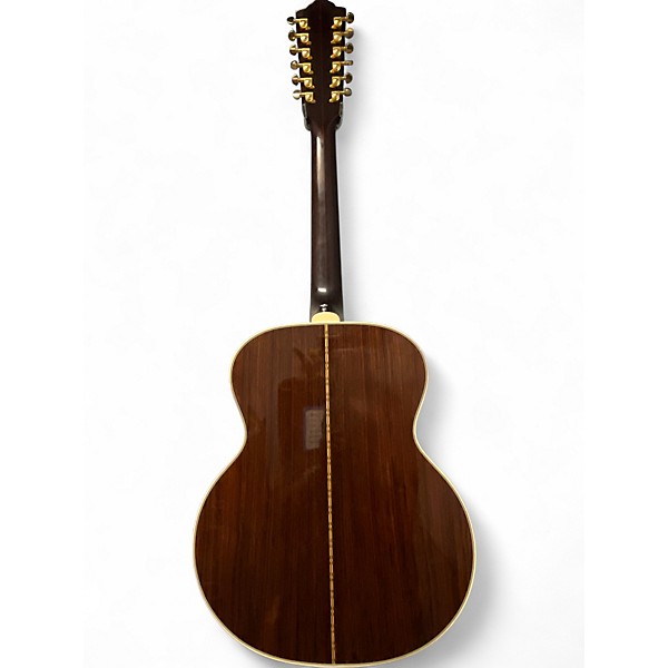 Used 2000s Guild F512 Natural 12 String Acoustic Guitar