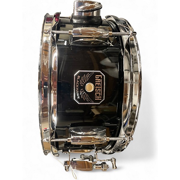 Used Gretsch Drums 5.5X12 Blackhawk Black Drum