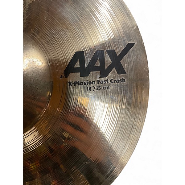 Used SABIAN 14in AAX Xplosion Fast Crash Cymbal