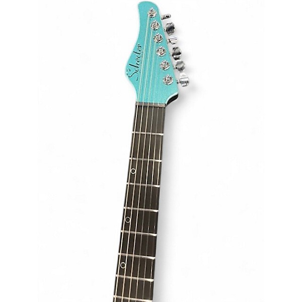 Used Schecter Guitar Research AM6 ARTIC JADE Solid Body Electric Guitar