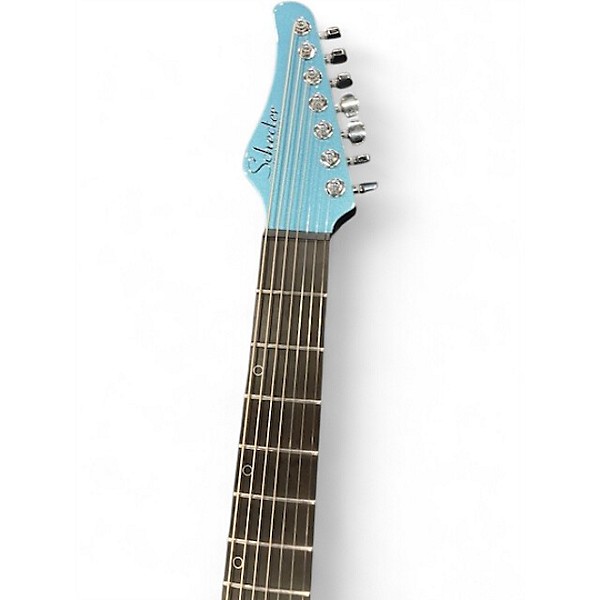 Used Schecter Guitar Research AM7 ARTIC JADE Solid Body Electric Guitar