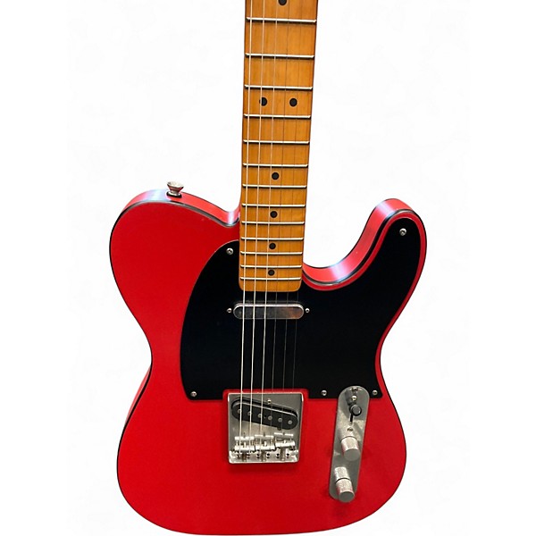 Used Squier 40TH ANNIVERSARY TELECASTER RED Solid Body Electric Guitar