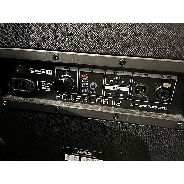 Used Line 6 POWER CAB 112 Guitar Cabinet