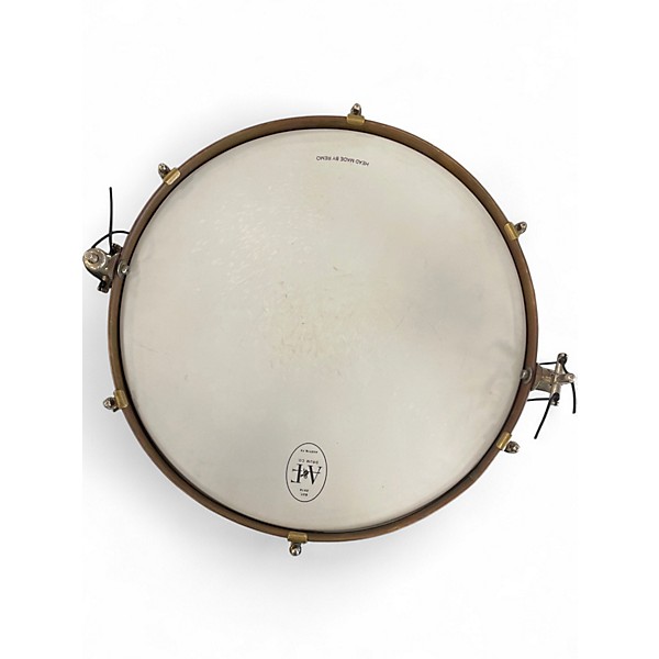 Used A&F Drum Co 14in Brass Pancake Snare Brass Drum