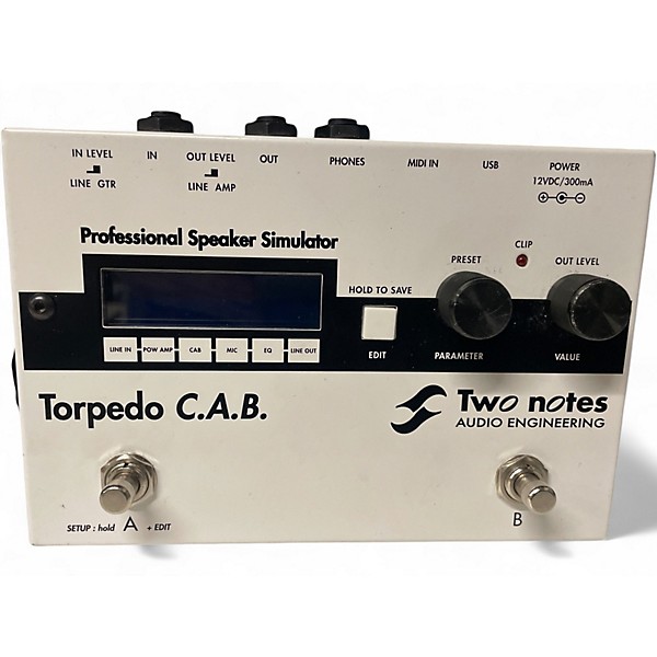 Used Two Notes AUDIO ENGINEERING TORPEDO C.A.B. Pedal