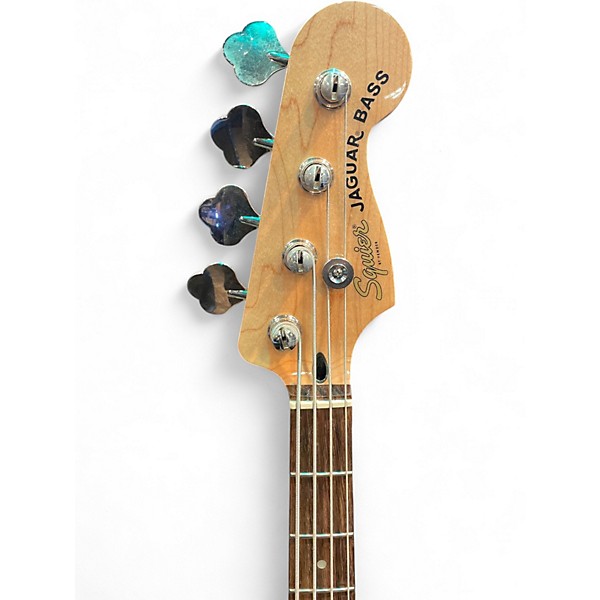 Used Squier affinity jaguar bass Charcoal Frost Electric Bass Guitar