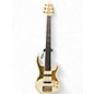 Used Carvin LB-76F 6-String Fretless White Gold Electric Bass Guitar thumbnail