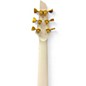 Used Carvin LB-76F 6-String Fretless White Gold Electric Bass Guitar