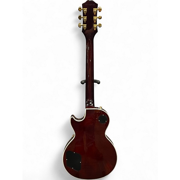 Used 2025 Epiphone Les Paul Custom Figured 3 Color Sunburst Solid Body Electric Guitar