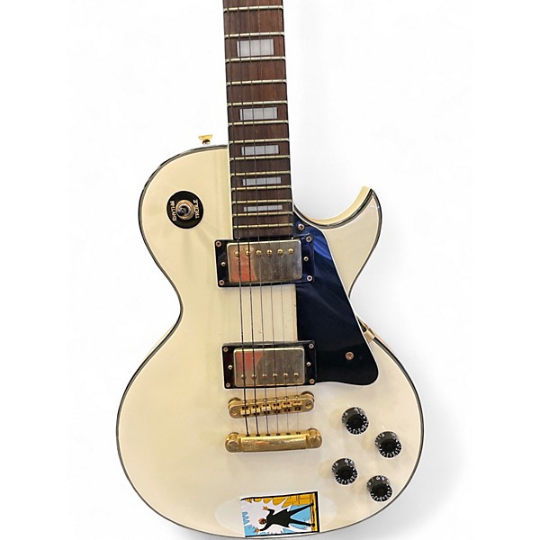 Used Arbor Single Cutaway Antique White Solid Body Electric Guitar