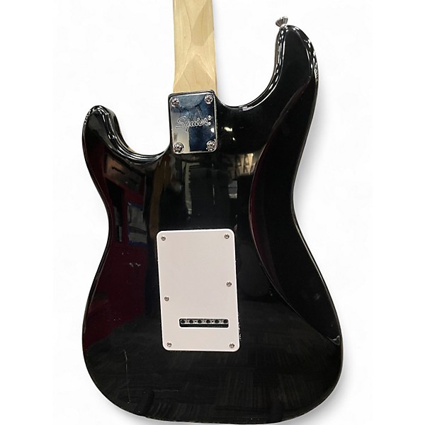 Used Squier SONIC STRATOCASTER Black Solid Body Electric Guitar