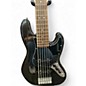 Used Squier Affinity Jazz Bass VI Metallic Black Electric Bass Guitar