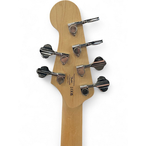 Used Squier Affinity Jazz Bass VI Metallic Black Electric Bass Guitar