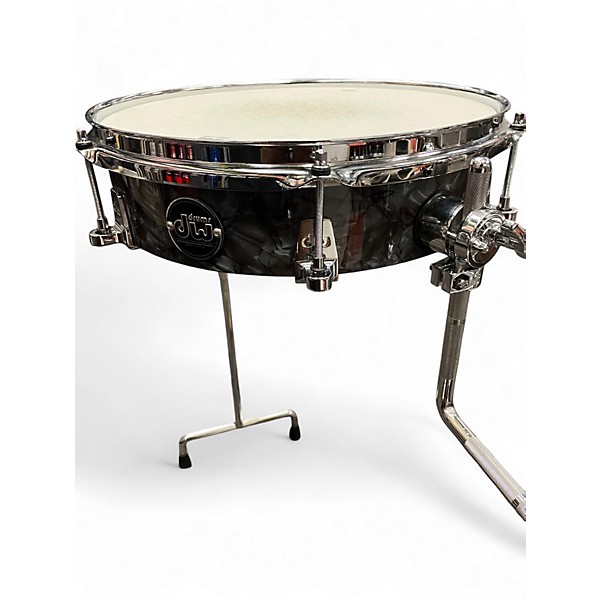 Used DW 3 Piece Performance Series Low Pro black diamond pearl Drum Kit