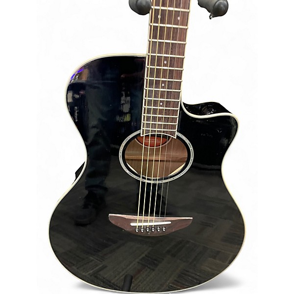Used Yamaha APX600 Black Acoustic Electric Guitar