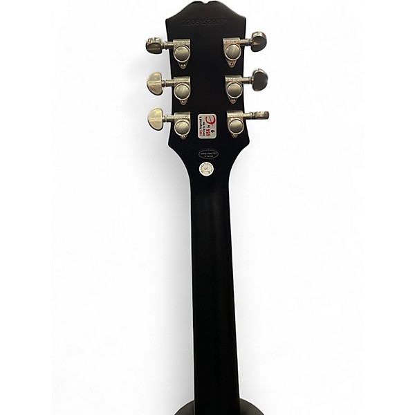 Used 2022 Epiphone Les Paul Prophecy GX Black Aged Gloss Solid Body Electric Guitar