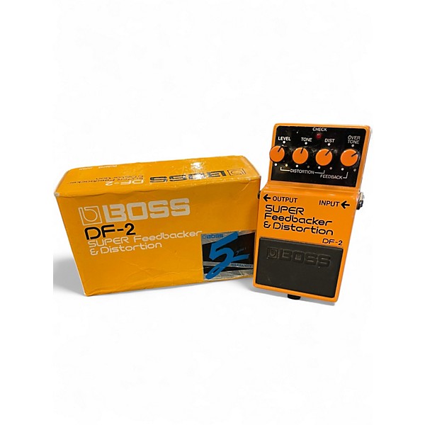 Vintage 1989 BOSS DF2 Super Feedbacker and Distortion Effect Pedal