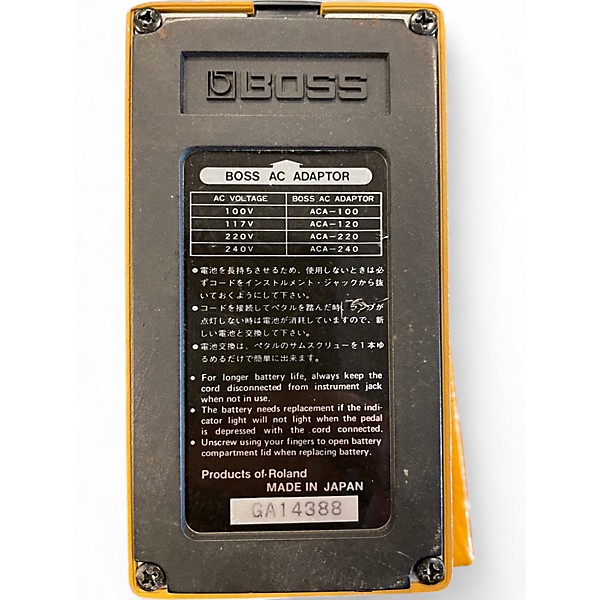 Vintage 1989 BOSS DF2 Super Feedbacker and Distortion Effect Pedal