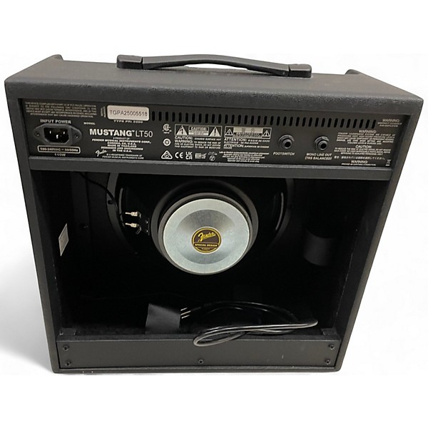 Used Fender Mustang LT50 50W 1x12 Guitar Combo Amp