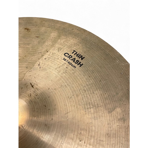 Used Zildjian 16in A Series Thin Crash Cymbal