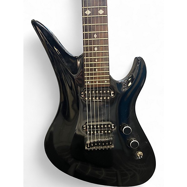 Used Schecter Guitar Research A-7 Black Solid Body Electric Guitar