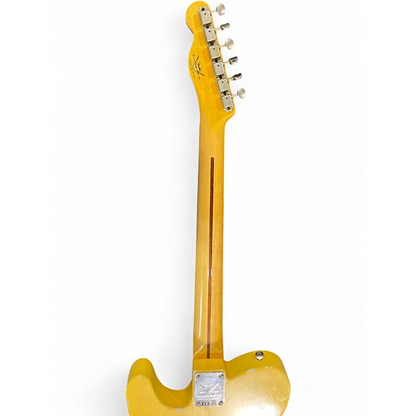 Used Fender Custom Shop 70th Anniversary Broadcaster Relic Nocaster Blonde Solid Body Electric Guitar