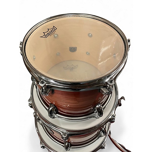Used Mapex 4 Piece MAPEX ARMORY BIRCH/MAPLE 4PC Red Sunburst Drum Kit