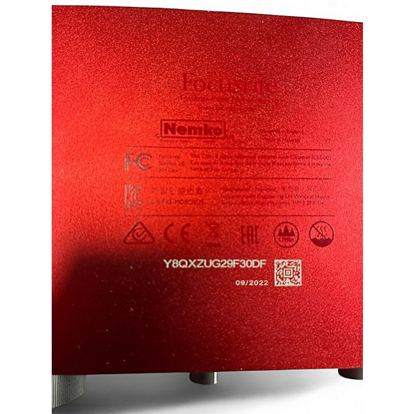 Used Focusrite Scarlett 2i2 Gen 3 Audio Interface