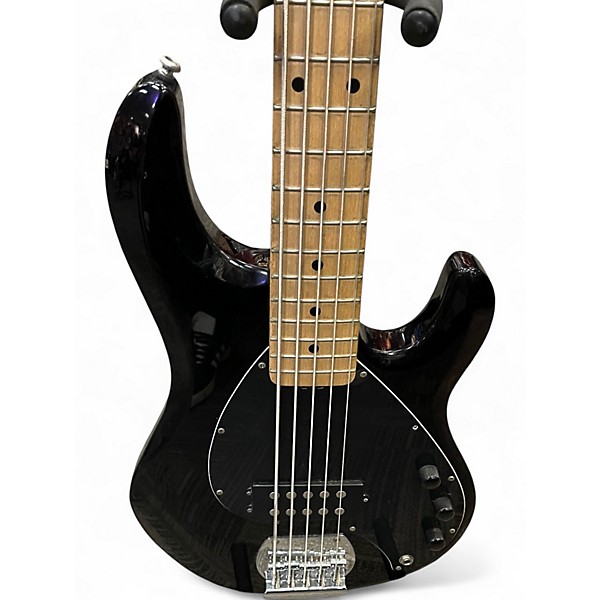 Used Sterling by Music Man StingRay RAY5 Black Electric Bass Guitar