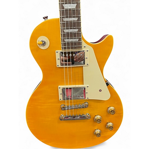 Used 2021 Epiphone Inspired by ‘59 Les Paul Standard Lemonburst Solid Body Electric Guitar