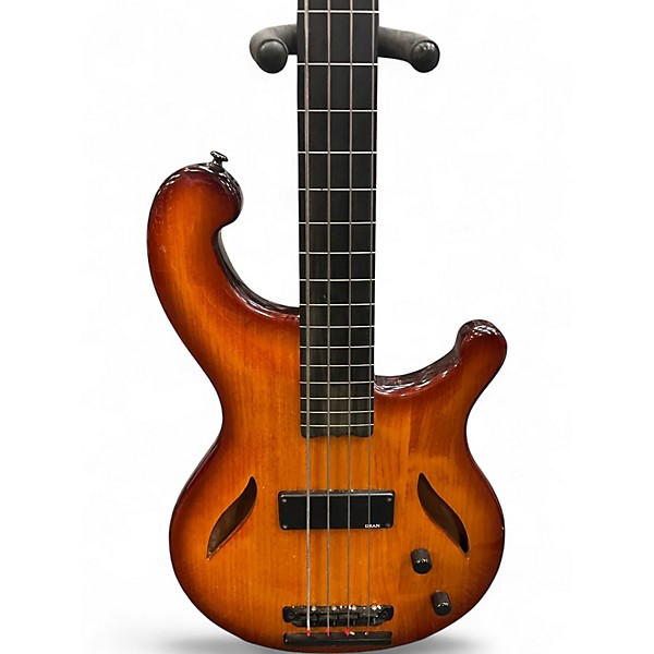 Used Dean RHAPSODY 4 FRETLESS 2 Color Sunburst Electric Bass Guitar