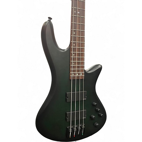 Used Schecter Guitar Research STUDIO 4 EMERALD BURST Electric Bass Guitar
