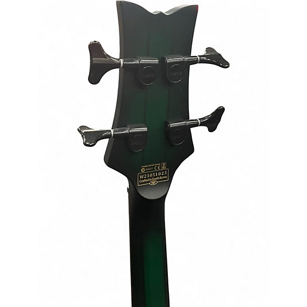 Used Schecter Guitar Research STUDIO 4 EMERALD BURST Electric Bass Guitar