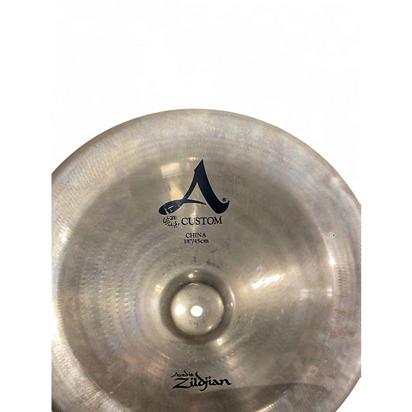 Used Zildjian 18in A Custom China Cymbal