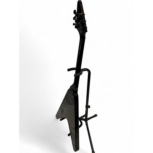 Used 2008 Gibson GUITAR OF THE MONTH FLYING V Ebony Solid Body Electric Guitar