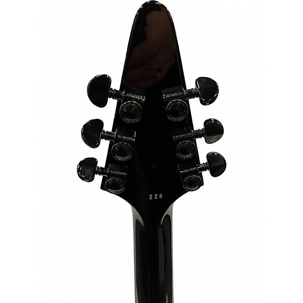 Used 2008 Gibson GUITAR OF THE MONTH FLYING V Ebony Solid Body Electric Guitar