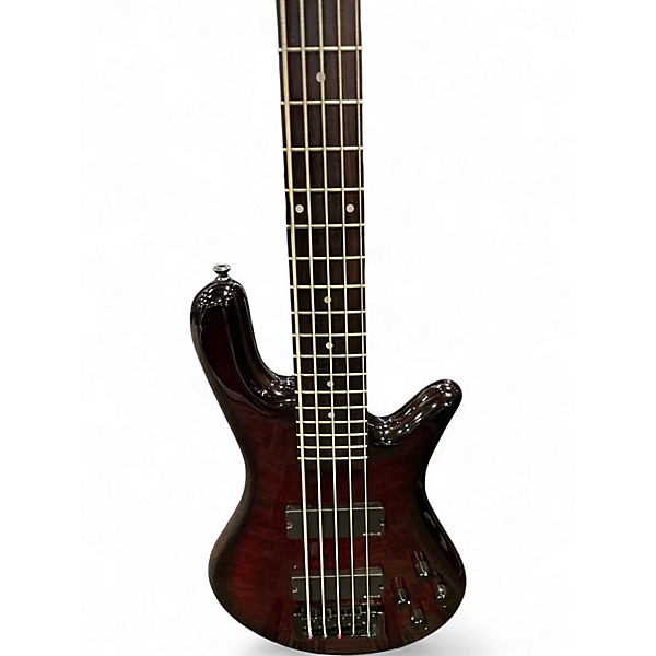 Used Spector Legend Classic 5 String Black Cherry Electric Bass Guitar